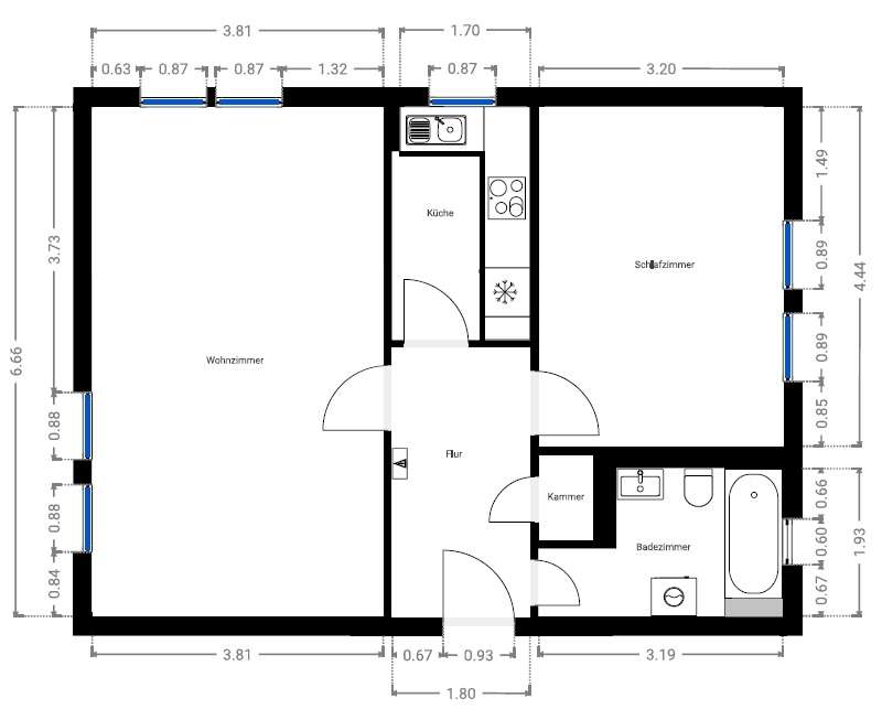 Grundriss W 50